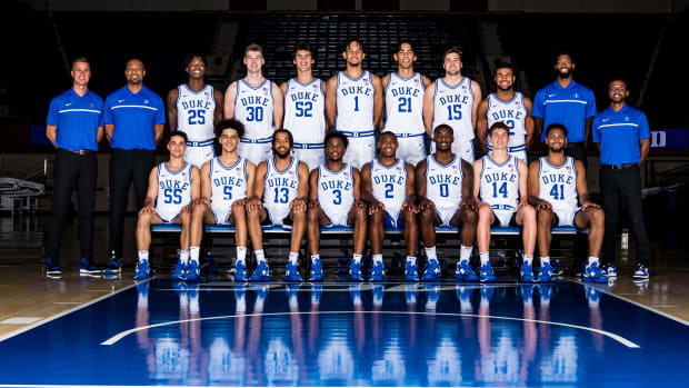 Picture of Duke basketball team.
